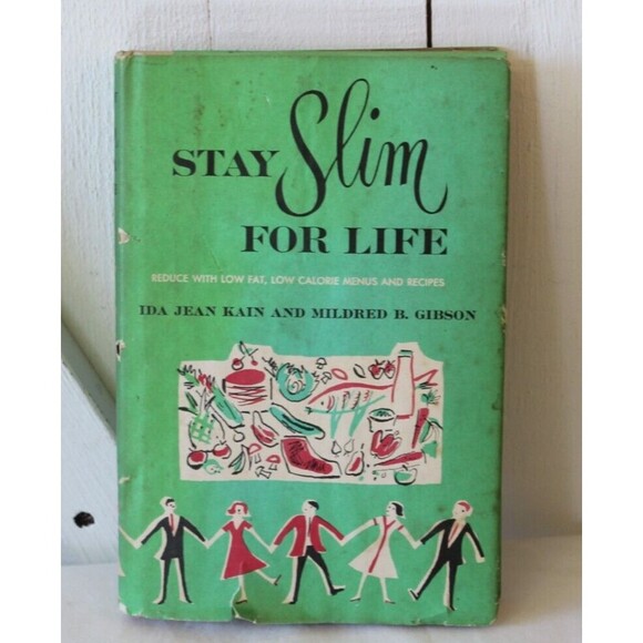 Vintage Stay Slim For Life Ida Jean Kaim Mildred B. Gibson Hardcover Book - Picture 2 of 7